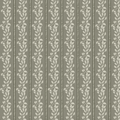 Rowe Floral Wallpaper in Grey-Green and Off-White