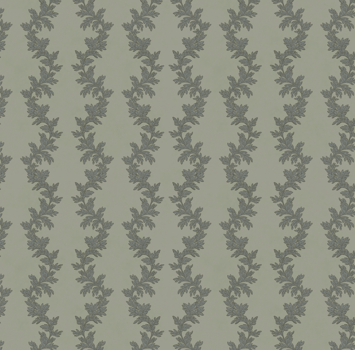 Linden Traditional Transitional Wallpaper in Grey and Taupe