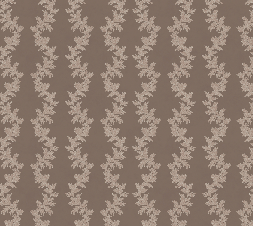 Linden Traditional Transitional Wallpaper in Grey and Taupe