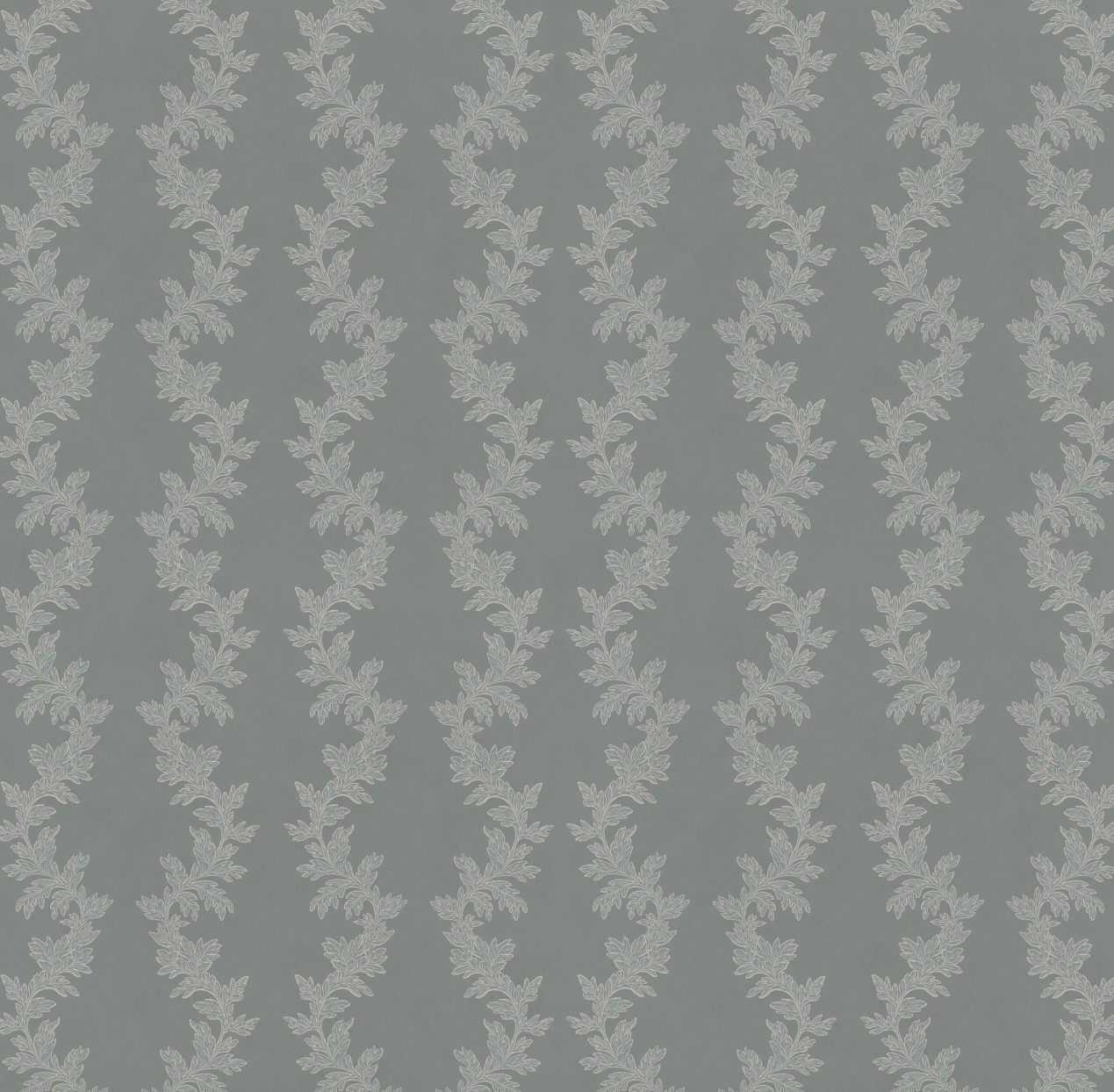 Linden Traditional Transitional Wallpaper in Grey and Taupe