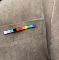 Progress Pride Flag Brooch – Inclusive LGBTQ+ Pin