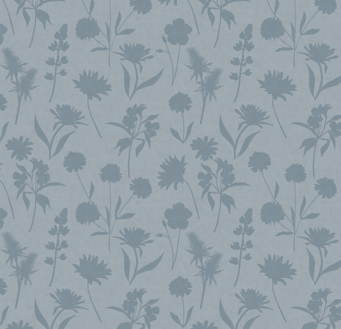 Gwyneth Botanical Floral Peel and Stick Wallpaper in Green and Beige