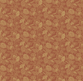 Camila Floral Wallpaper, Dark-Green, Gold and Terracotta