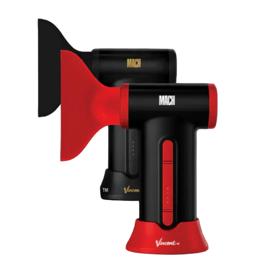 Mach Air Duster Professional Barber Hair Removal Tool - Red