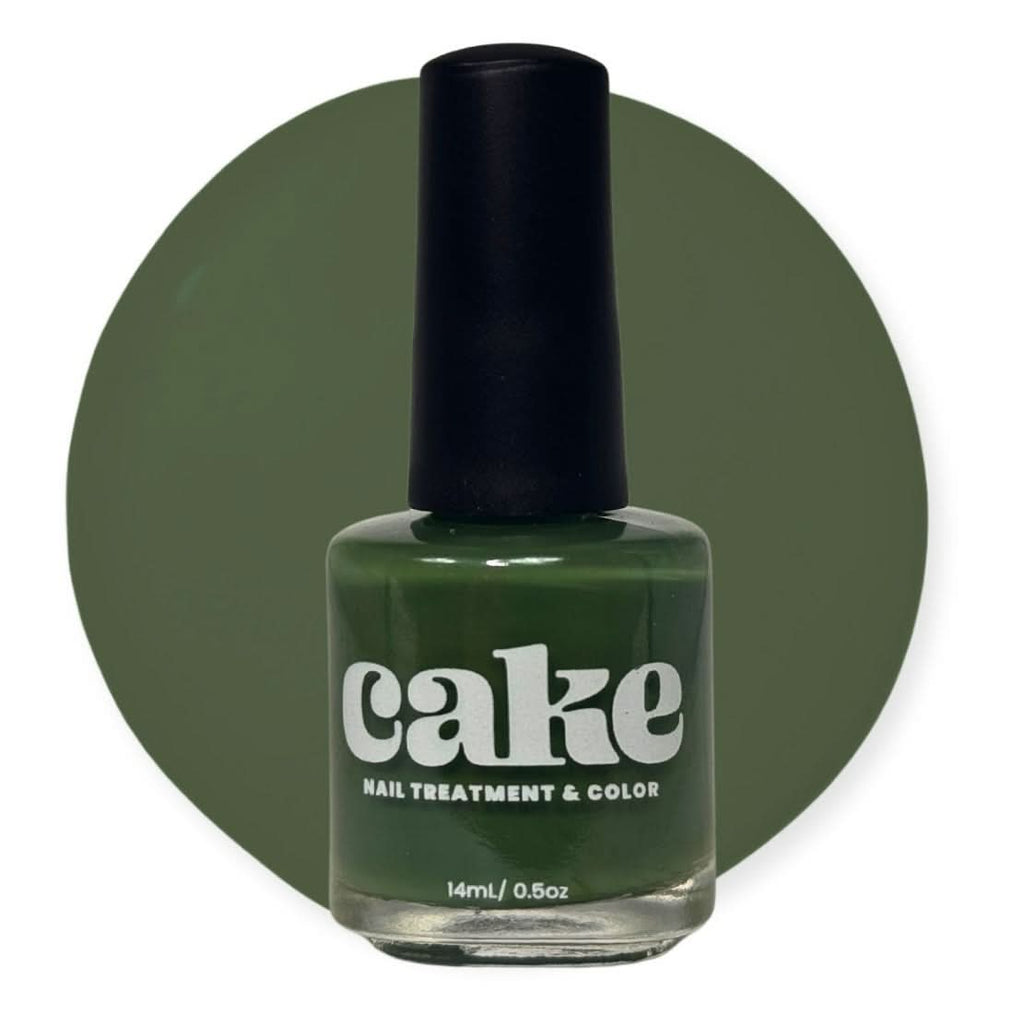 Bottle of Olive You Lots nail strengthening polish by The Beauty Box
