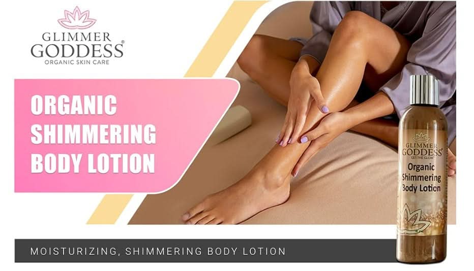 Organic Bronze Sexy Shimmer Body Lotion - 8 oz