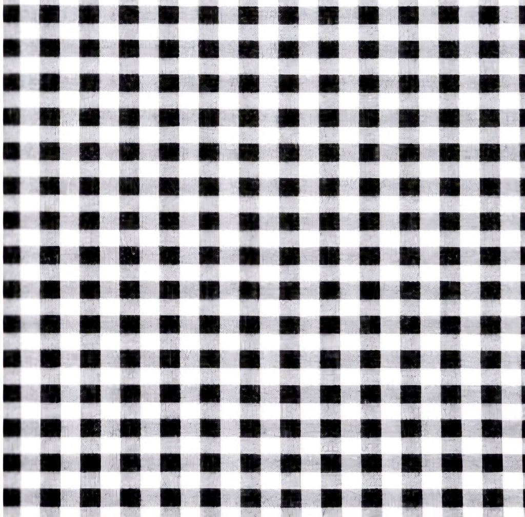 Black and White Check Bandana