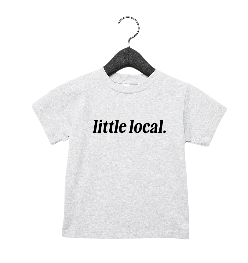 Little Local Kids Streetwear Graphic Tee - Minimalist Cotton Top