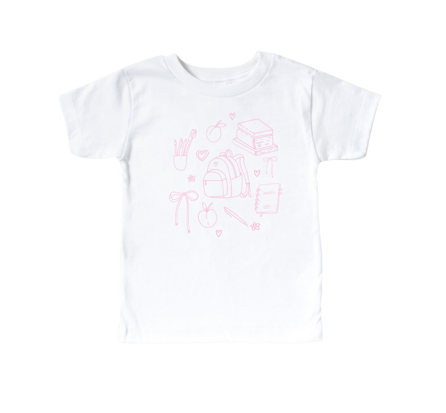 Back to School Doodles Unisex Cotton Tee