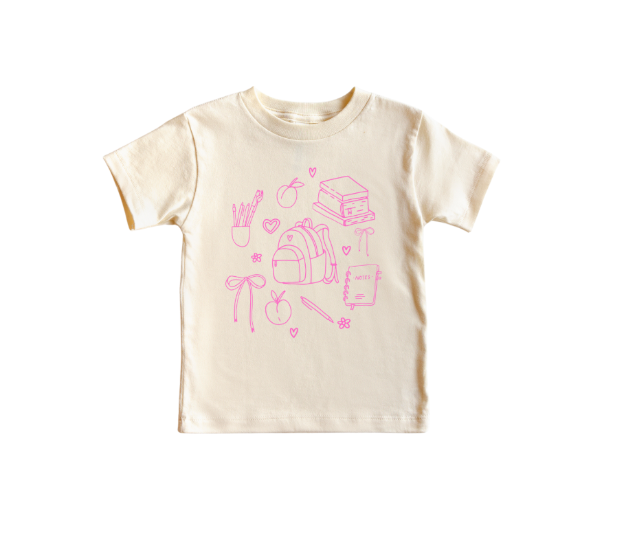 Back to School Doodles Unisex Cotton Tee