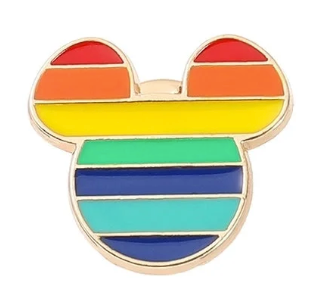 LGBTQ+ Rainbow Pride Flag Enamel Pin – Many Fabulous Styles