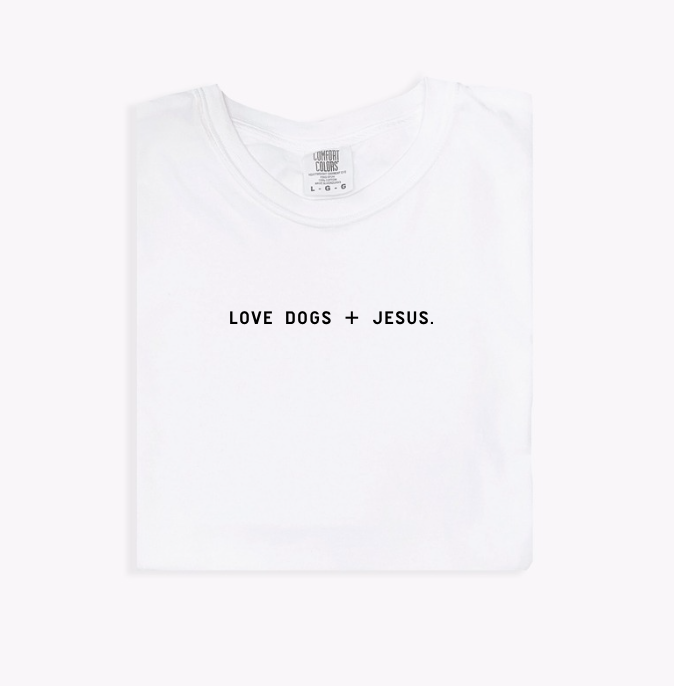 Love Dogs + Jesus Unisex T-Shirt