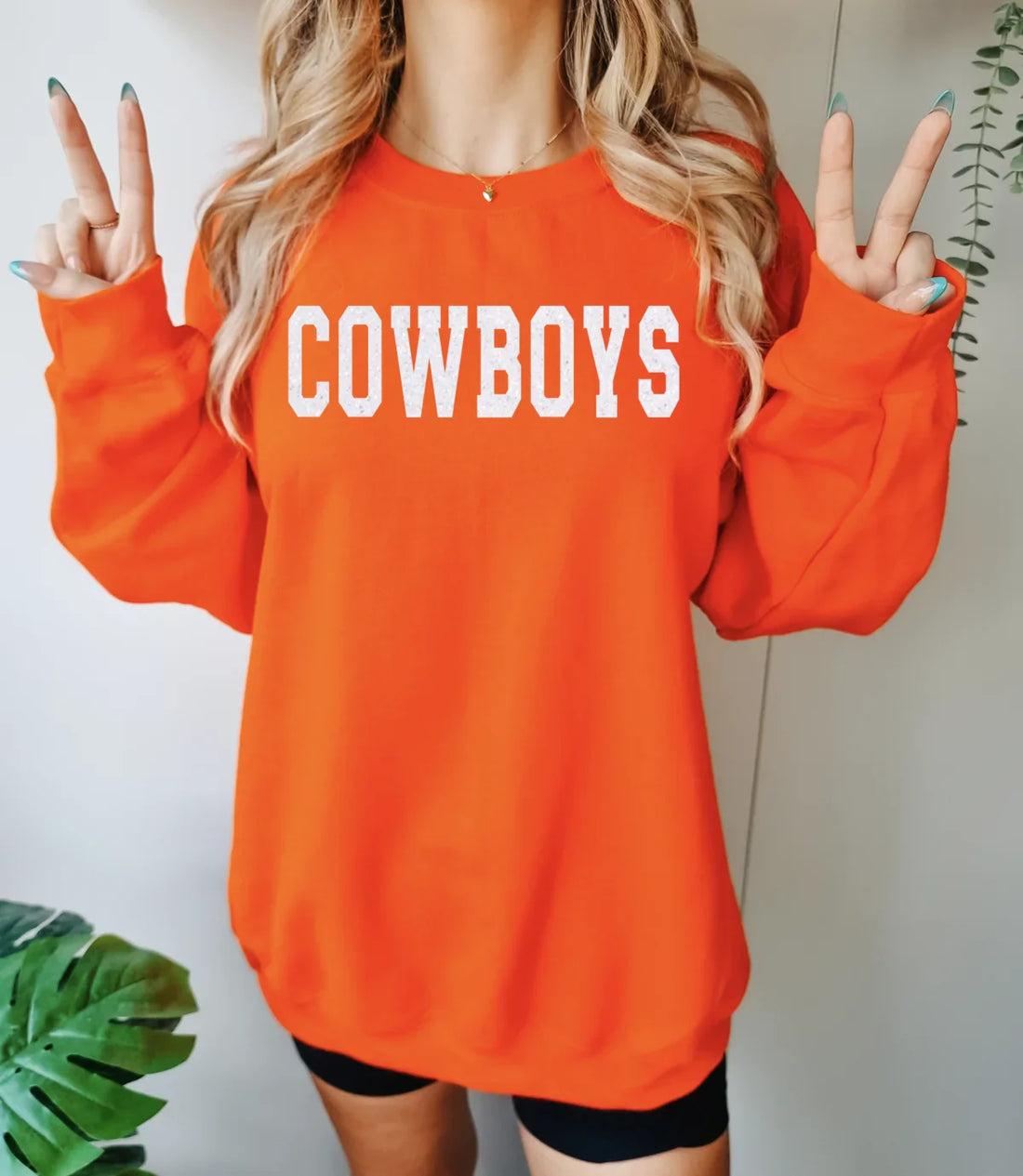 Custom Glitter Team Name Game Day Sweatshirts