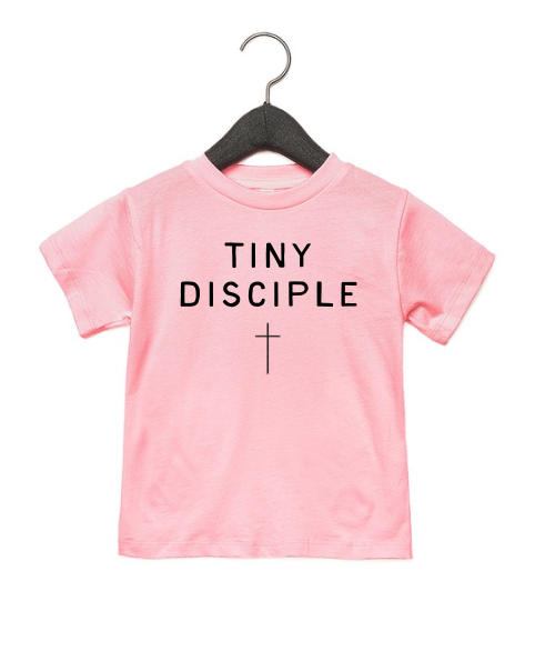 Tiny Disciple Tee - Soft Cotton Minimalist Kids Faith Shirt