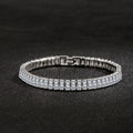 Hot sales 925 Sterling Silver Bracelet Noble Color Crystal Hand For Women Charm Wedding designer Jewelry Gift Party 18cm