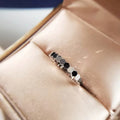 925 Sterling Silver Vintage Geometric Shape Zircon Rings For Women Gift Match Daily Party High Quality Fine Jewelry Accessories