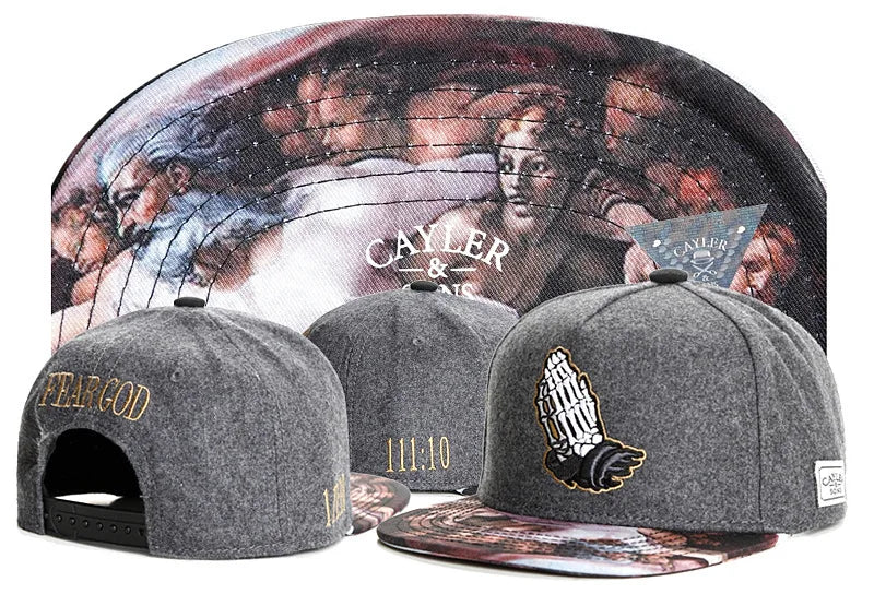 Classic Snapback Hat – Flat Bill Adjustable Baseball Cap