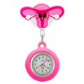 Hospital Health Care Shiny Heart Medical Icons Cartoon Lovely Nurse Doctor Clip Pocket Watches Hang Clock Gift Watch