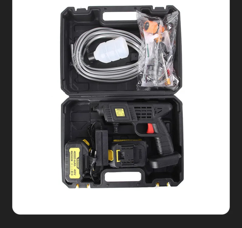 Cordless Pressure Washer – Rechargeable Handheld Car Wash Spray Gun