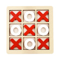 Wooden Tic Tac Toe Game Set for Two Players Interactive Strategy - Image 7