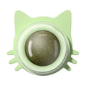 Self-Rotating Cat Wall Toy with Catnip Ball and LED Light