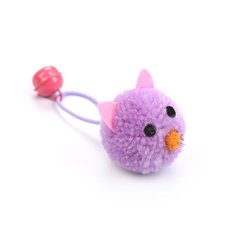 Plush Mouse Cat Toys with Bells – Interactive Soft Molar Set