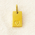 10PCS Alphabet Charm Pendant for Necklaces Stainless Steel Jewelry DIY Engraved Lettering Accessories Women's Fashion Jewelry