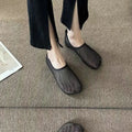 Women's Casual Mesh Slip-On Sandals in Black and White - Image 7