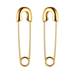 Stylish Geometric Hoop Earrings for Womens Girls Stainless Steel Minimalist Elegant Earings