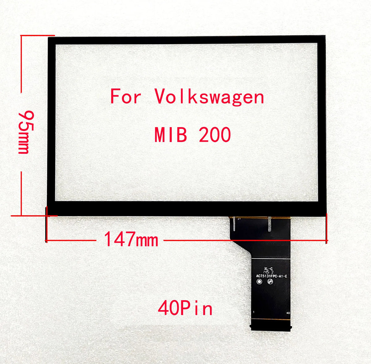 6.5" Replacement Touch Screen for VW Car Multimedia Players