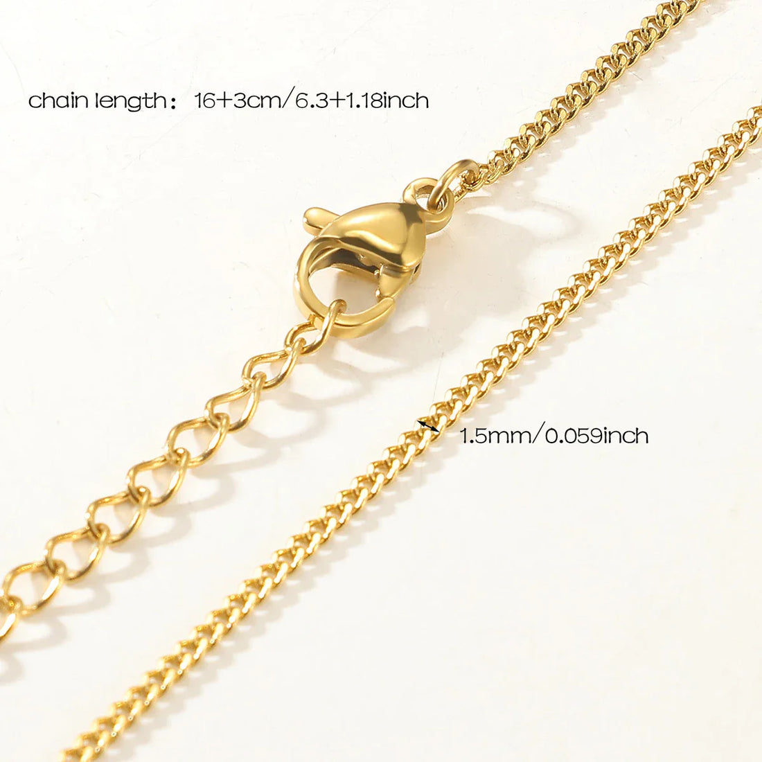 10pcs/Lot 45cm Stainless Steel Golden/Silvery Color 304 Chains Necklace Women Jewelry Making Accessories DIY Handmade Supplies