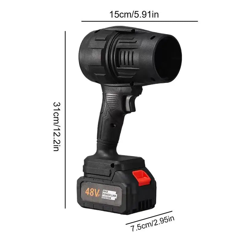 Cordless Mini Air Blower – Handheld Jet Fan for Dust & Leaf Cleaning
