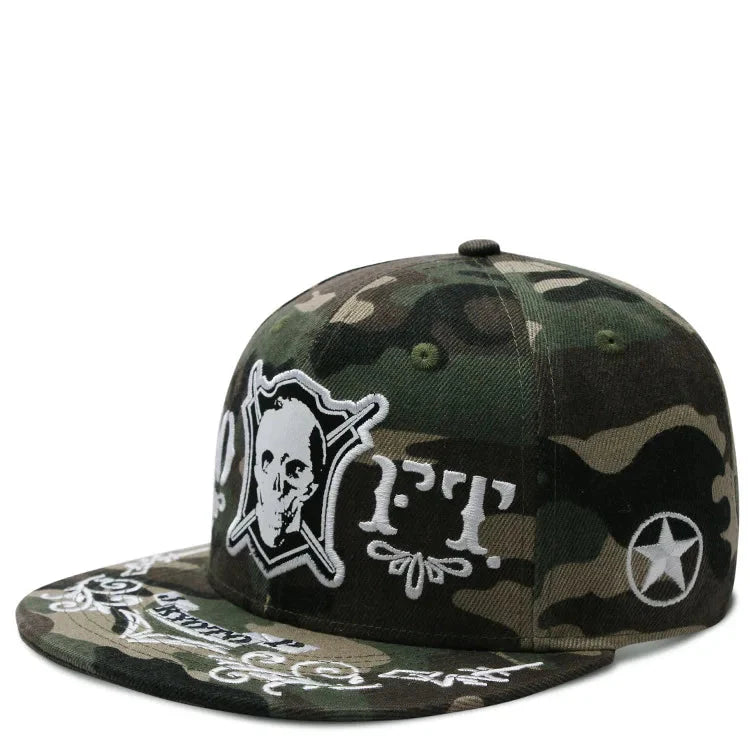 Hip Hop Punk Rock Snapback Cap
