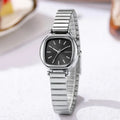 Brand Small Square Ladies Watches Adjustable Stainless Steel Strap Quartz Wristwatches for Women Fashion Luxury Gift Clock