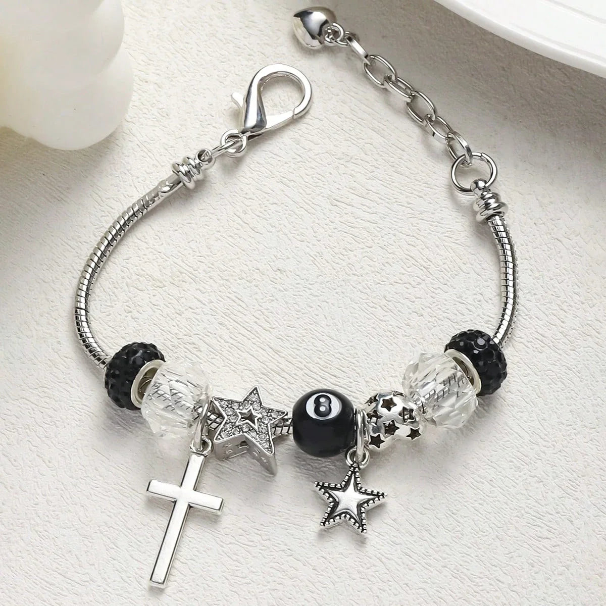 DIY Handmade Hippie Design  Chain  Bracelet Women Metal Star Charms Unisex Adjustable Bracelet