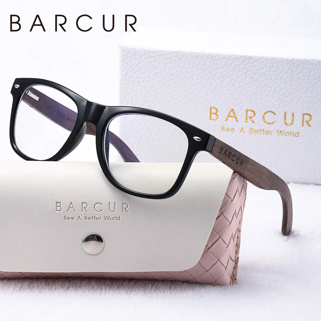 Natural Wood Oval Polarized Sunglasses for Women