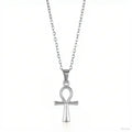 Stainless Steel Jesus Cross Necklace For Women Men Gold Color Caravaca Angels Crucifix Charm Choker Rapper Jewelry Hip Hop Gift