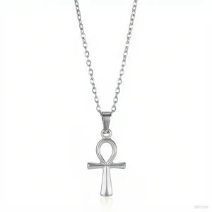 Stainless Steel Jesus Cross Necklace For Women Men Gold Color Caravaca Angels Crucifix Charm Choker Rapper Jewelry Hip Hop Gift