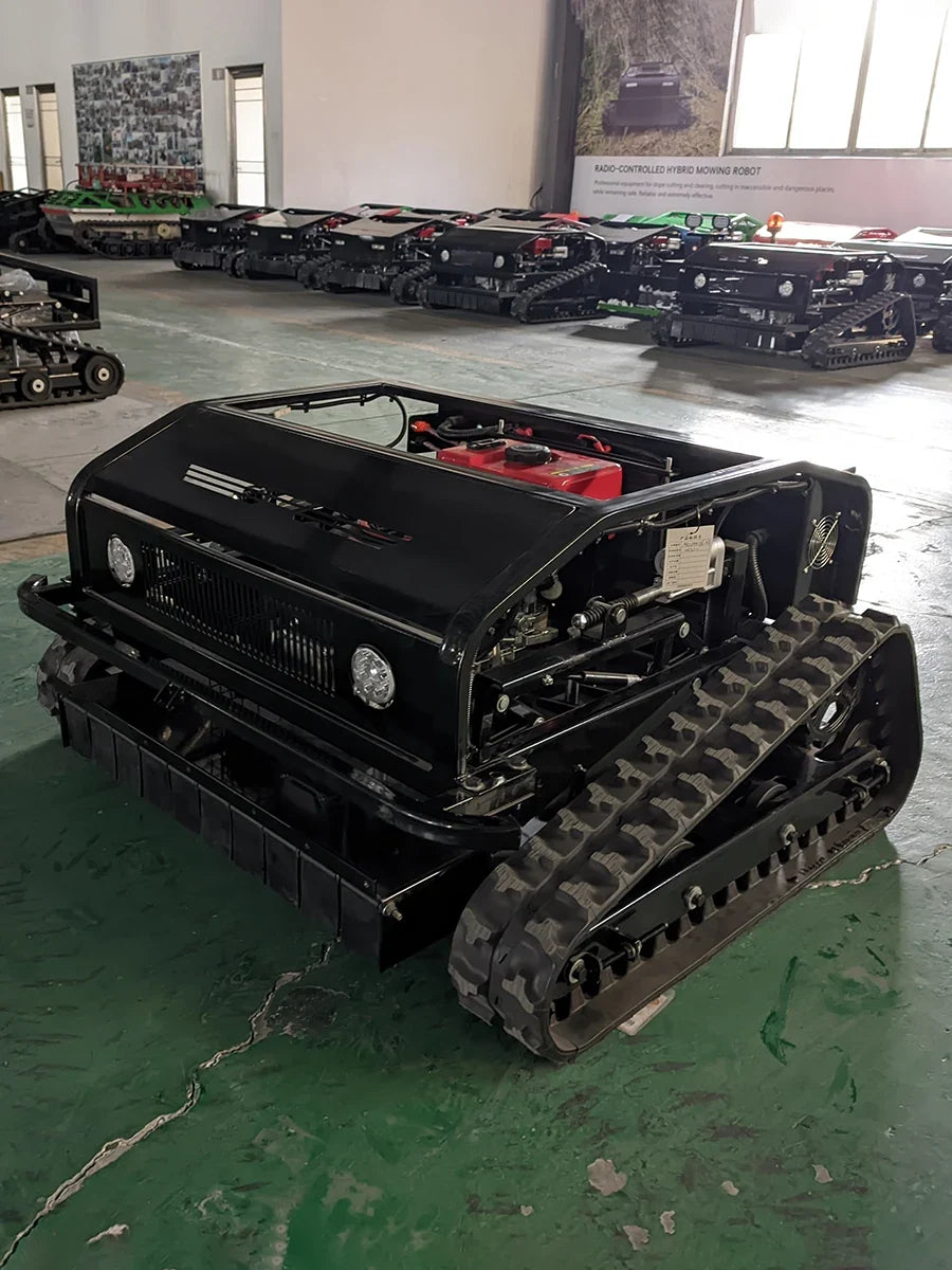 Remote-Control Robot Lawn Mower – 550mm Automatic Lawn Trimmer