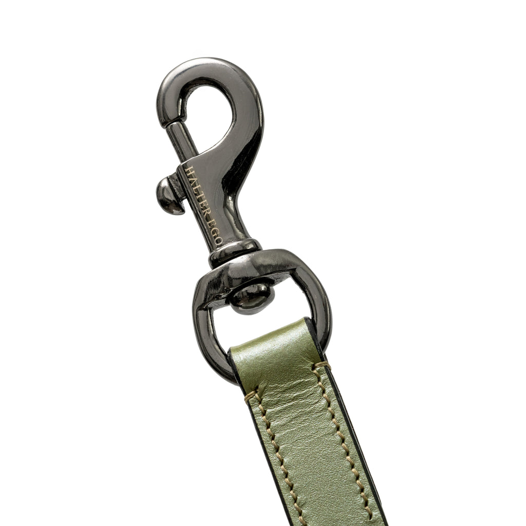 Sea Glass Leather Dog Leash
