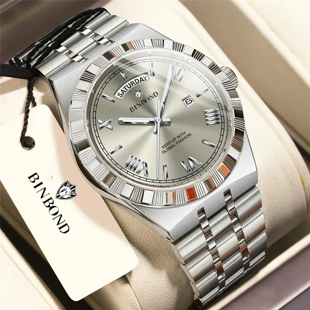 New Mens Automatic Watches For Man High Quality Brand Fashion Quartz Wristwatches Luxury Watch Men Gifts Sports Digital Clock