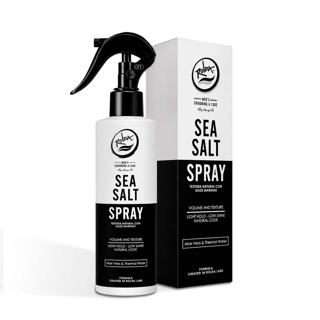 Rolda Sea Salt Spray bottle for men's hair styling