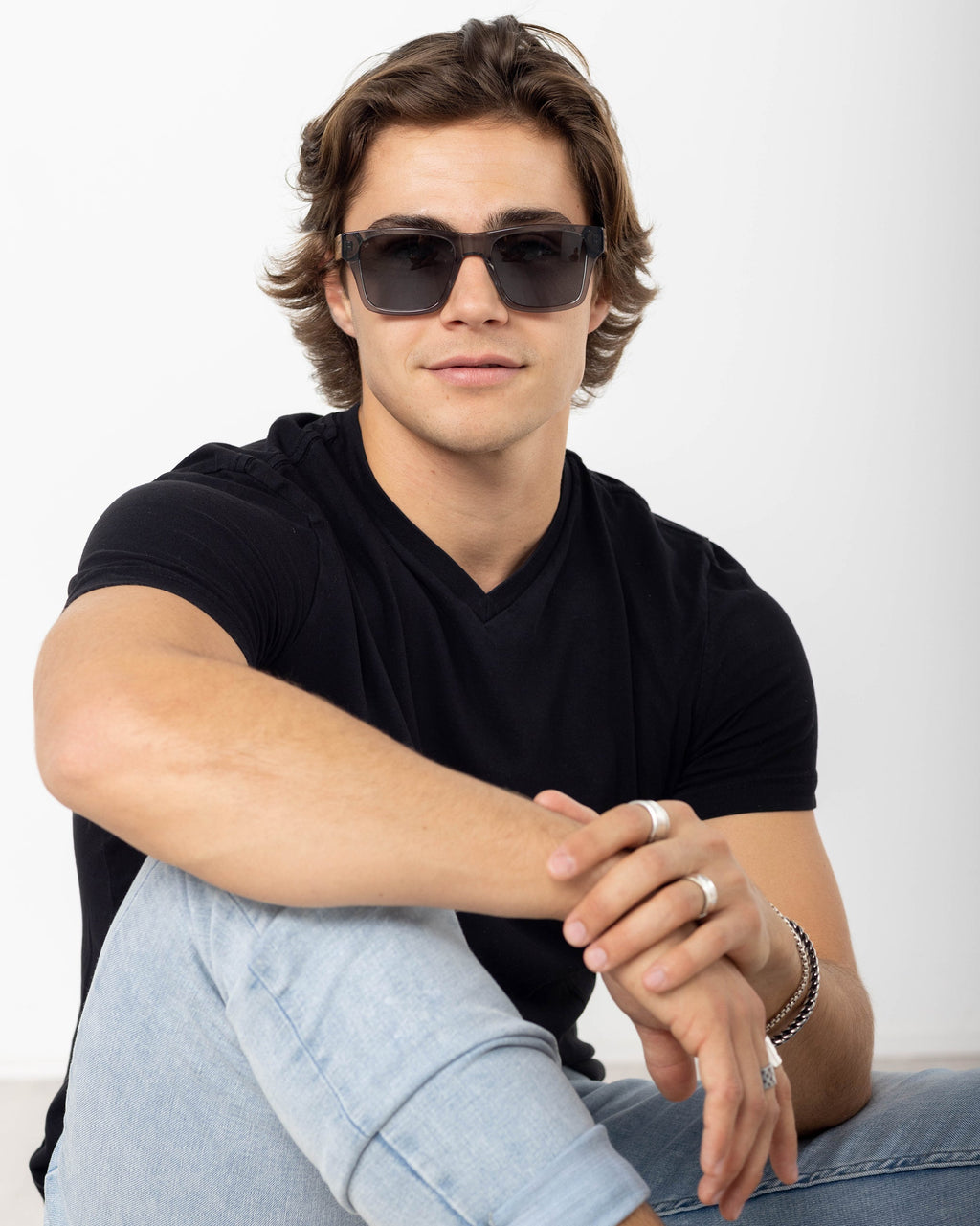 Sebring Unisex Acetate & Wood Sunglasses Minimalist Eyewear