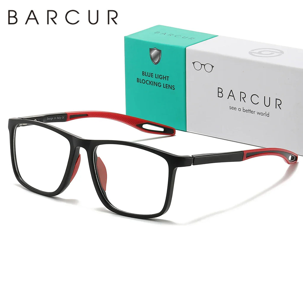 HD Transparent Sports Reading Glasses - Ultra-Light PC Frame