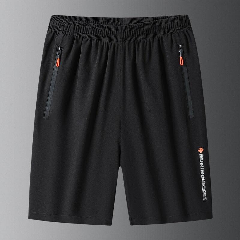 Men's Ice Silk Quick-Dry Athletic Shorts for Gym and Running