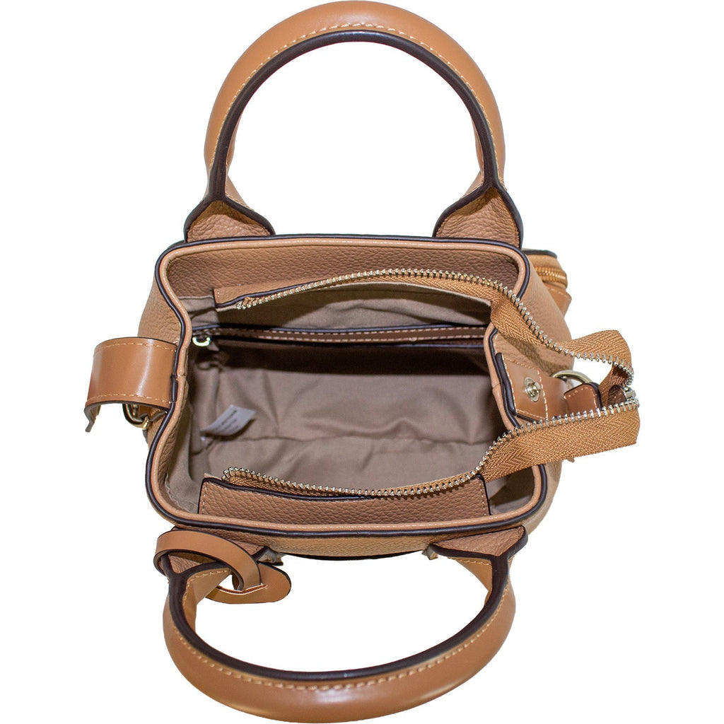 Sequoia Compact Leather Satchel – Minimalist Tan Everyday Carry