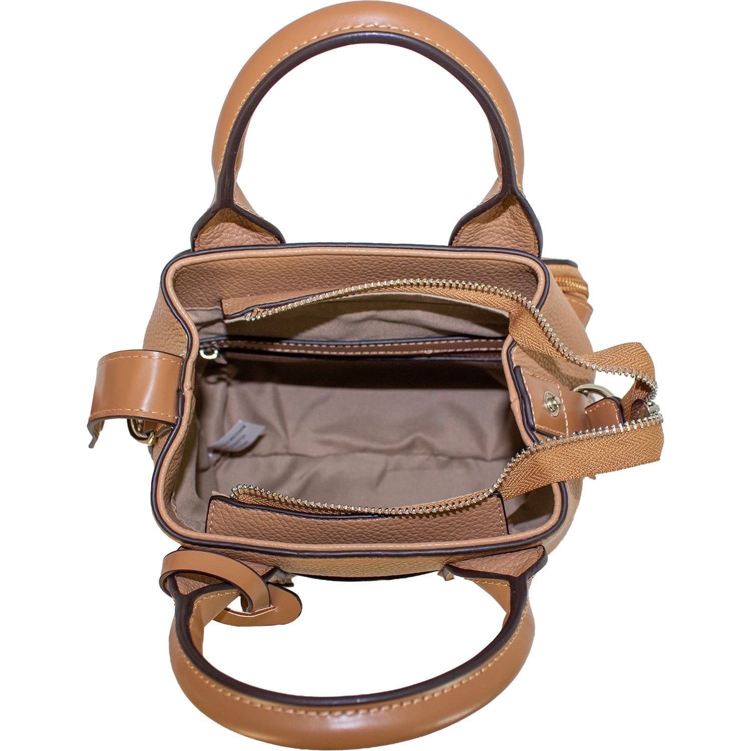 Sequoia Compact Leather Satchel – Minimalist Tan Everyday Carry
