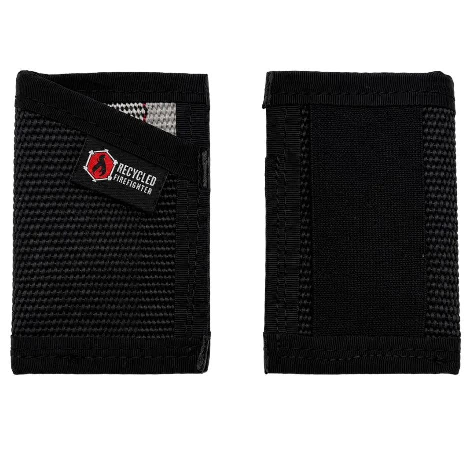 Sergeant Wallet Firehose Edition minimalist front-pocket wallet made from rugged, decommissioned fire hose.
