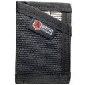 Black Sergeant minimalist wallet made from recycled fire hose material.