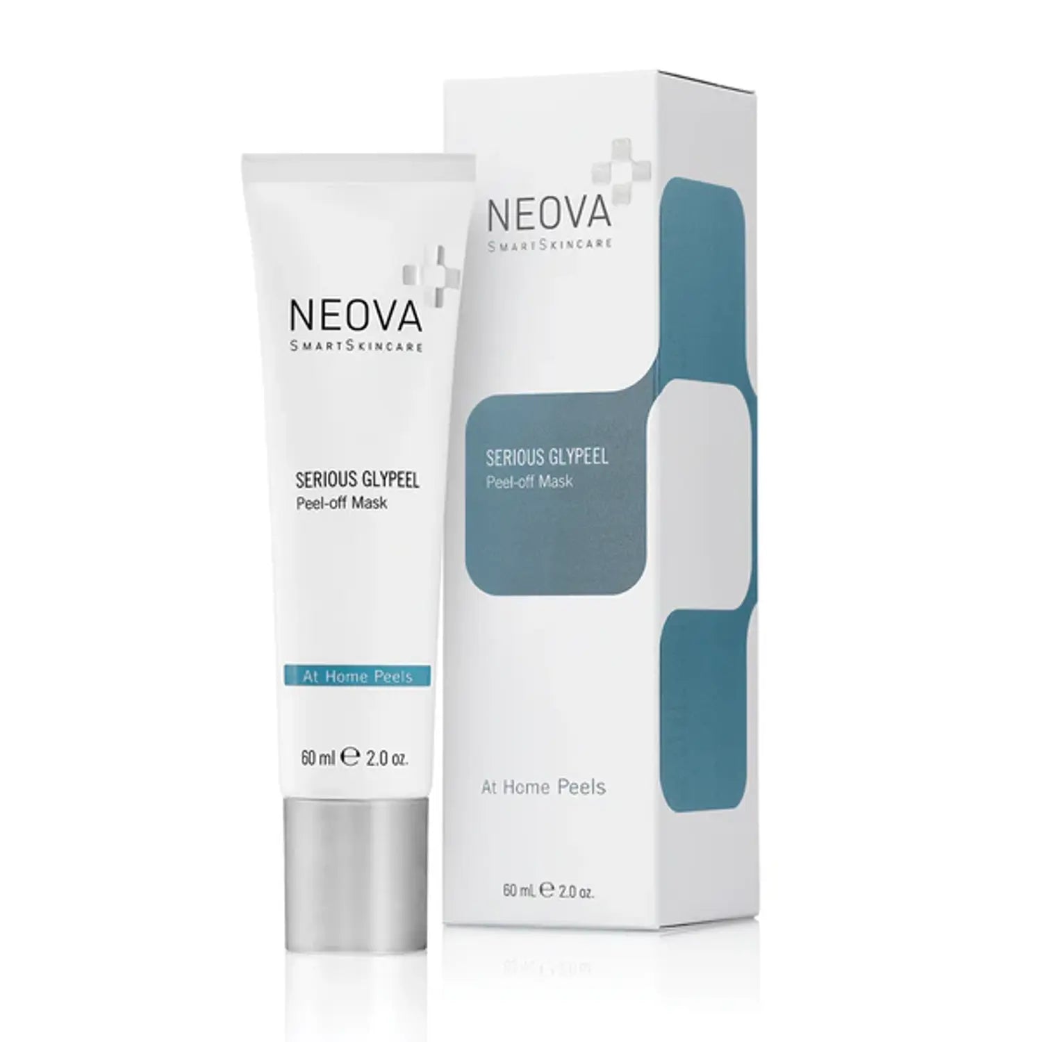Neova Serious Glypeel 2 oz tube in white and blue packaging